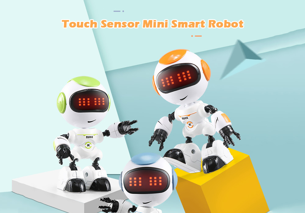 JJRC R8 Touch Sensing LED Eyes RC Robot Smart Voice DIY Body Gesture Model Toy